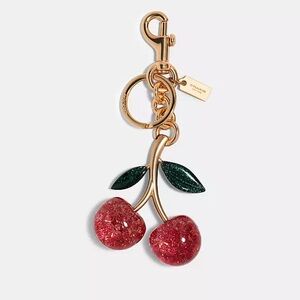 Coach Signature Cherry Bag Charm 🍒 NWT